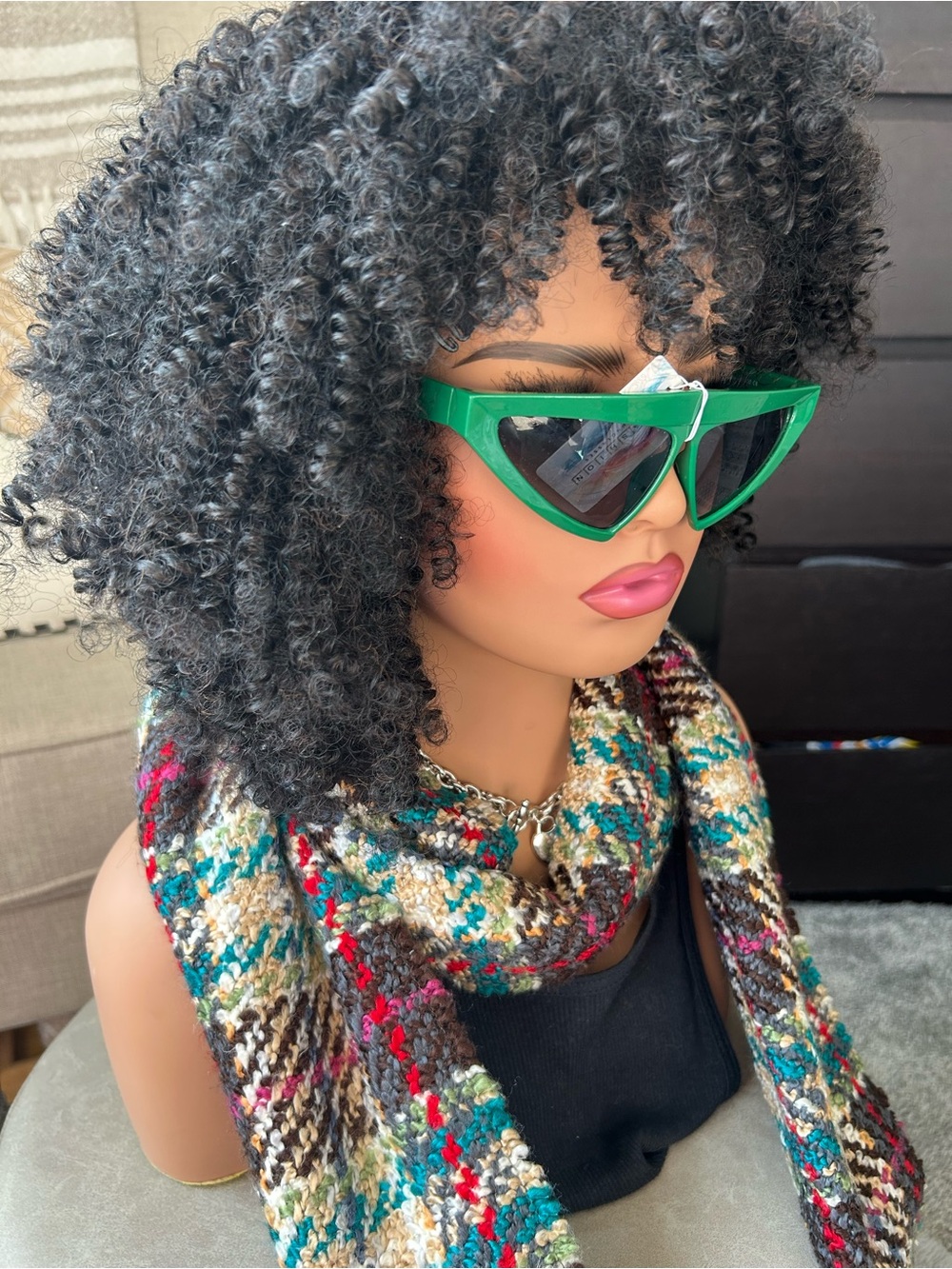 ✨NEW Statement Bold Green Cat-Eye Sunglasses for Women